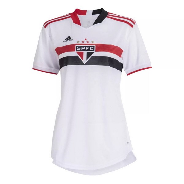 Tailandia Camiseta São Paulo Mujer 1st 2021-2022 Blanco